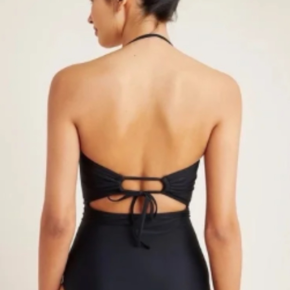 ANTHROPOLOGIE• jamie sweetheart one piece swimsuit Size Small NWT- never worn - Picture 3 of 8